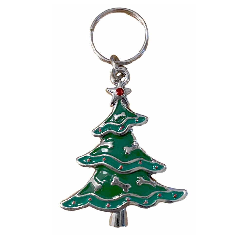 Christmas Holiday Tree Pet Dog Tag / Charm